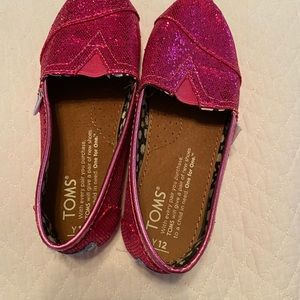 Girls glitter TOMS
